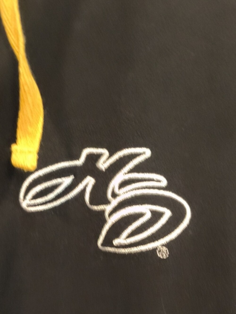 Harley-Davidson Black Hoodie with Yellow Hood Trim XL - Picture 3 of 4